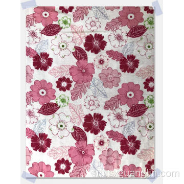 linnen rayon print stof